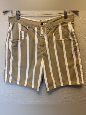 Marithé Girbaud Striped Shorts Vintage High Rise Y2K